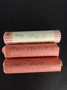 lot 29 image: 3 Old Penny Rolls - 2 Wheat Rolls