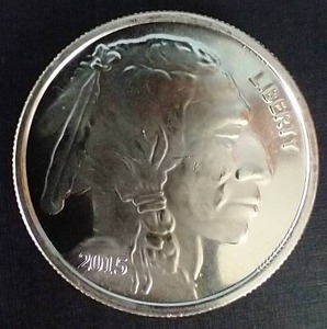 lot 49 image: 2015 Buffalo Silver Round