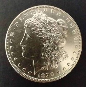 lot 1 image: 1899 Morgan Dollar - SUPER Low Mintage