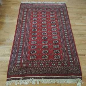lot 34 image: Persian Wool Hand Woven Rug