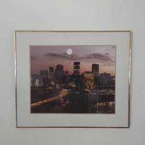 lot 70 image: Lithograph of Minneapolis Skyline