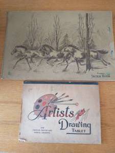 lot 168 image: Vintage Sketchbooks