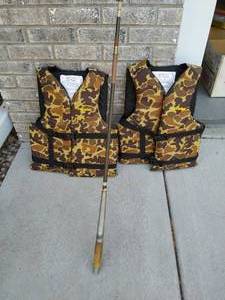lot 161 image: Life Vests & Fishing Rod