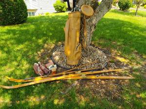 lot 107 image: Nordic Skis & Golf Bag