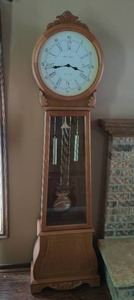 lot 1 image: Daniel Dakota Grandfather Clock