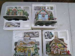 lot 181 image: Collection of 4 Precious Moments Heritage Village