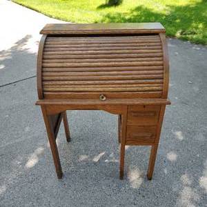 lot 242 image: Mini Roll-Top Desk