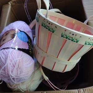 lot 256 image: Collection OF Yarn And Baskets