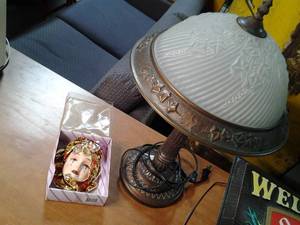 lot 37 image: Extremely heavy duty metal and glas...