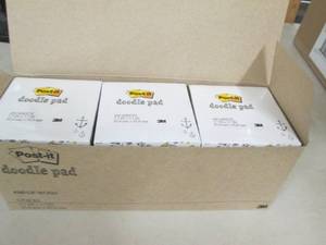 case of 6 packs of  post-it doodle ...