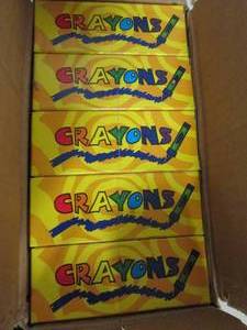 1004 packs of crayons ...
