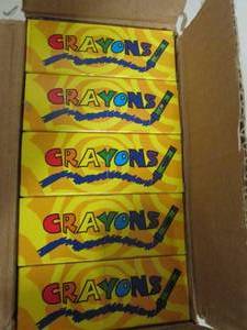 1004 packs of crayons ...