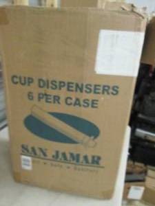 san jamar cup dispensers 6 per case...