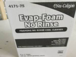 518 oz cans of evap poam no rinse ...