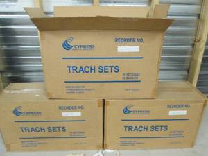 cases of trach sets 25 sets a bag 2...