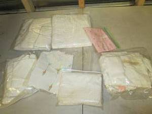 box of looks to be homemade baby qu...