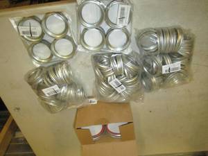 canning jar bands and some lids and...
