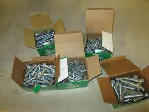 11 boxes of the fastner center bolt...