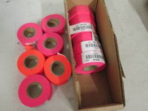 12 rolls of flagging tape ...