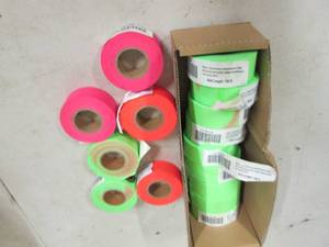 15 rolls of flagging tape ...