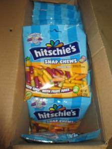 case of 204.40z bags of hitschies ...