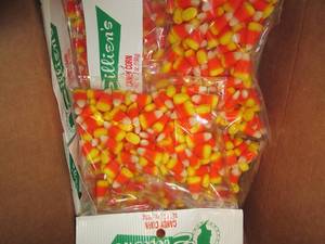 case of 127oz bags of candy corn b...