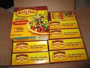 case of old el paso tostada shells ...
