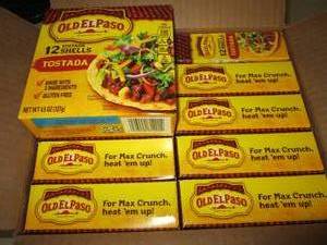 case of old el paso tostada shells ...