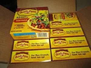 case of old el paso tostada shells ...