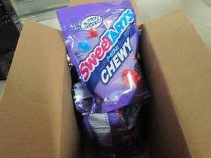 case of 512oz bags of sweetarts ch...