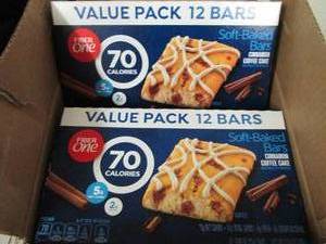 case of fiber one cinnamon coffee c...