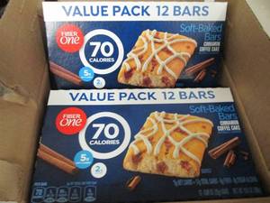 case of fiber one cinnamon coffee c...