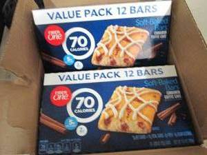 case of fiber one cinnamon coffee c...