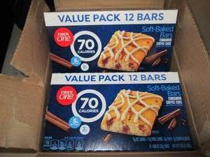 case of fiber one cinnamon coffee c...