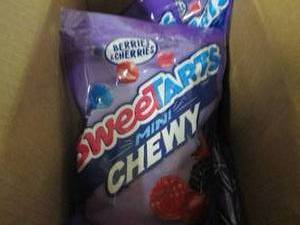 case of 512oz bags of sweetarts ch...