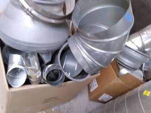 (2) Boxes of HVAC Fittings, Housing...