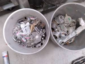 (2) Pails of Threaded Fittings...