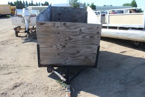 lot 74 image: Homemade Utility Trailer