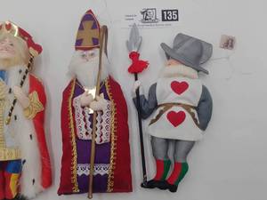4 Handmade Royalty Ornaments