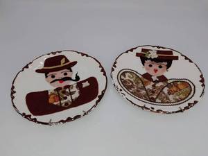 Mr. and Mrs. Vintage Decorative Plates