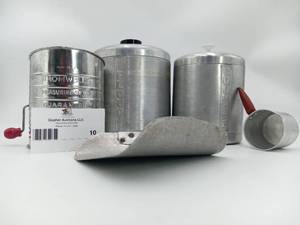 The Vintage & Retro Kitchen Decor Aluminum Happy Kitchen Ware
