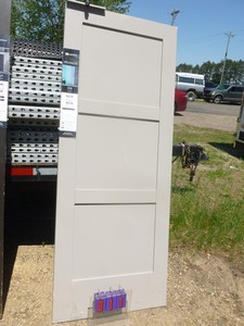 Display barn door. 32. As shown.