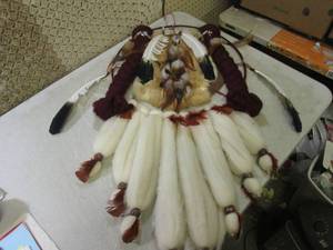 lot 16 image: (C-3) Big Dream Catcher 3 ft Long ...