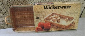 lot 66 image: (D-3) Wickerware 2 12 Qt Utility D...
