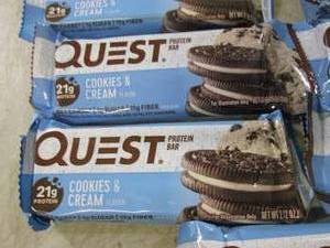 lot 147 image: (B-1) 20 Quest Cookies & Cream Prot...