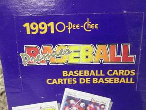 lot 161 image: (C-4) 1991 O-Pee-Chee Premier Baseb...