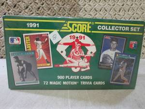 lot 166 image: (C-4) 1991 Score Baseball Collector...