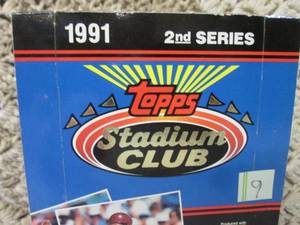 lot 167 image: (C-4) 1991 Topps Stadium Club Premi...