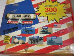 lot 171 image: (C-4) 1991 Desert Storm Trading Car...