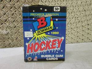 lot 178 image: (C-4) 1990 Bowman Hockey Cards Prem...